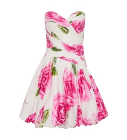 Aje Olea Bubble Hem Mini Dress Soft Rose Light Size AU 10 for rent on The Volte - image 5