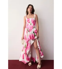 Aje Alani Gown Soft Rose Light Size AU 12 for rent on The Volte - image 1