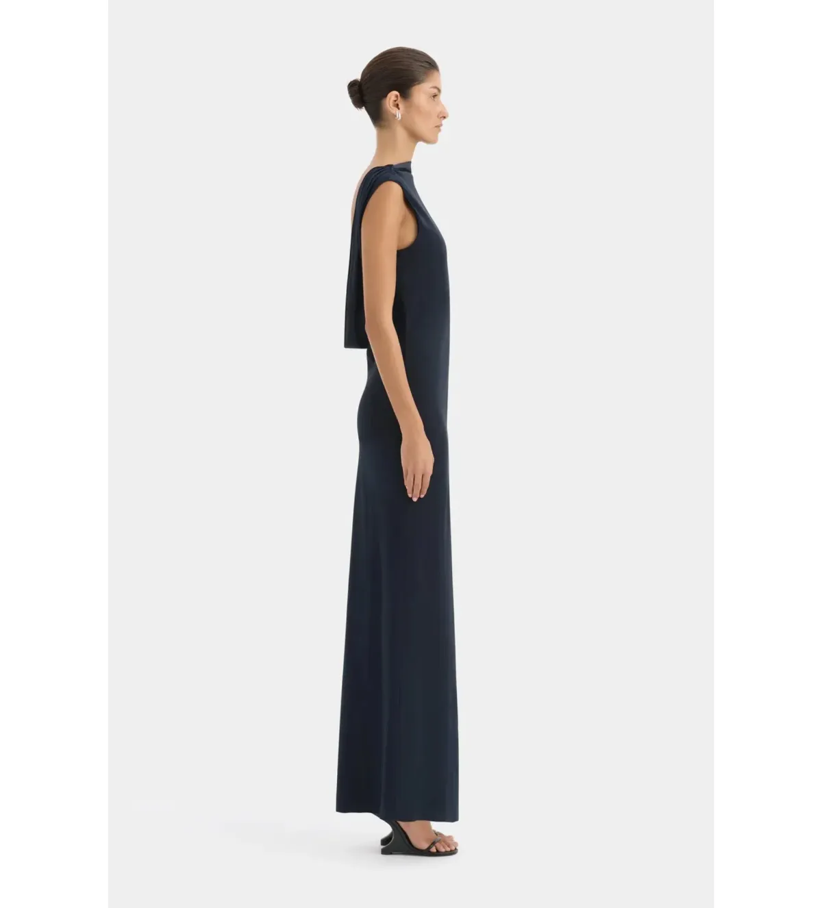 Sir the Label Isla Cowl Back Gown Navy Size 1 AU 8 - Image 3