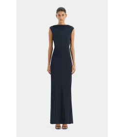 Sir the Label Isla Cowl Back Gown Navy Size 2 AU 10 for rent on The Volte - image 1