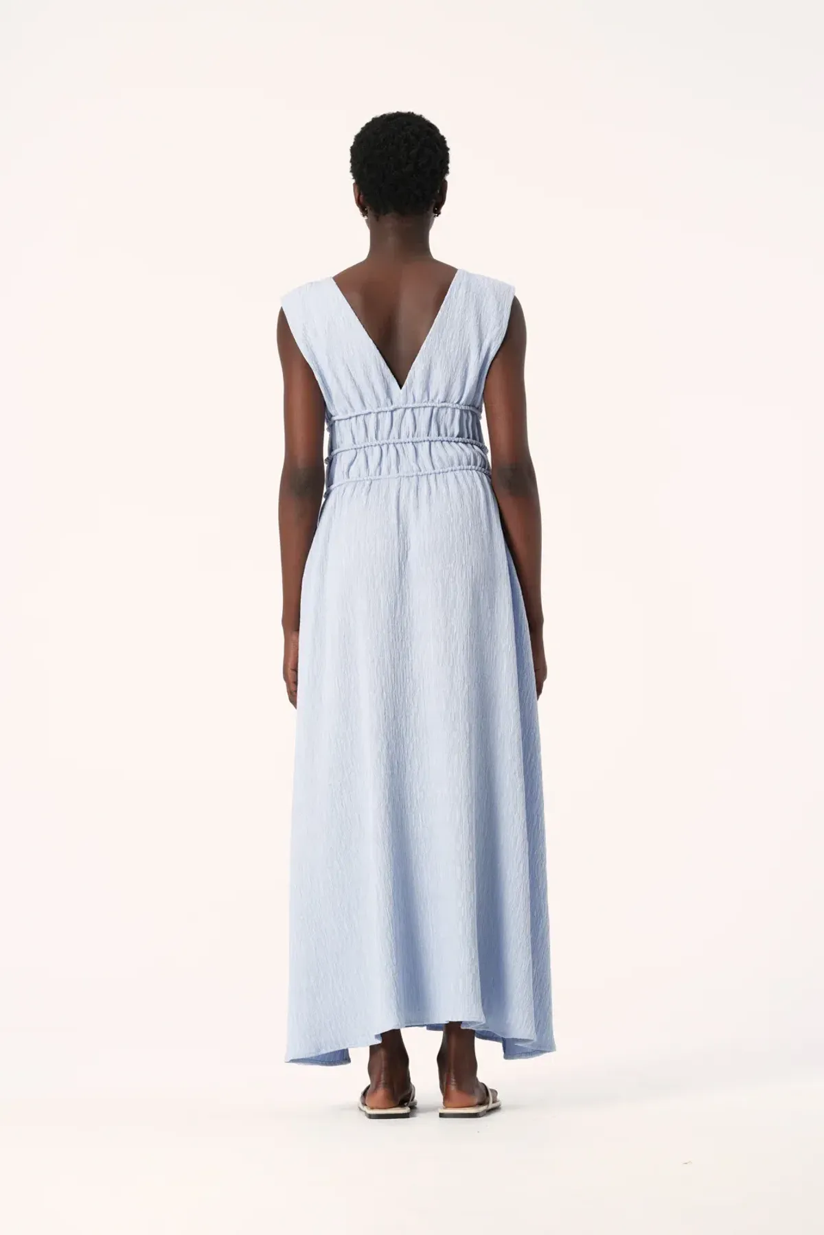 ELKA COLLECTIVE EVIAN DRESS SKY BLUE SIZE 12 - Image 3