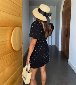 Rebecca Vallance Veronica Mini Dress in Black Size 10 for rent on The Volte - image 2