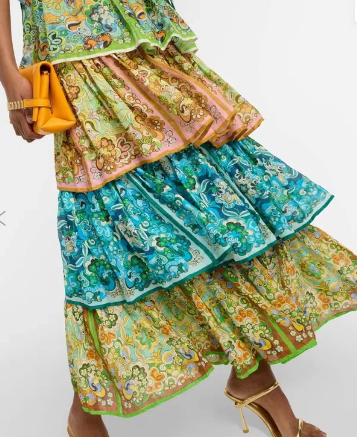 Alemais - Dreamer Halter Tier Dress In Multi - Image 5