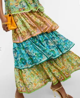 Alemais - Dreamer Halter Tier Dress In Multi for rent on The Volte - image 5