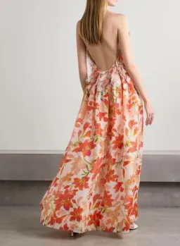 Zimmermann Tranquility Halterneck Maxi Dress for rent on The Volte - image 4
