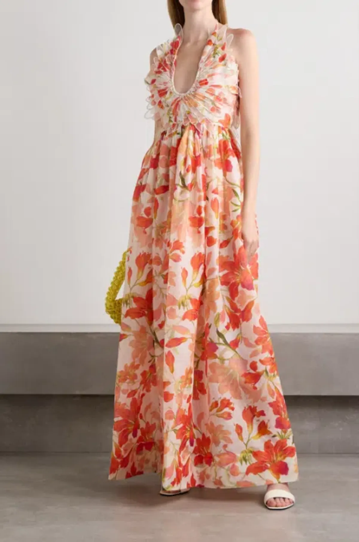 Zimmermann Tranquility Halterneck Maxi Dress - Image 5