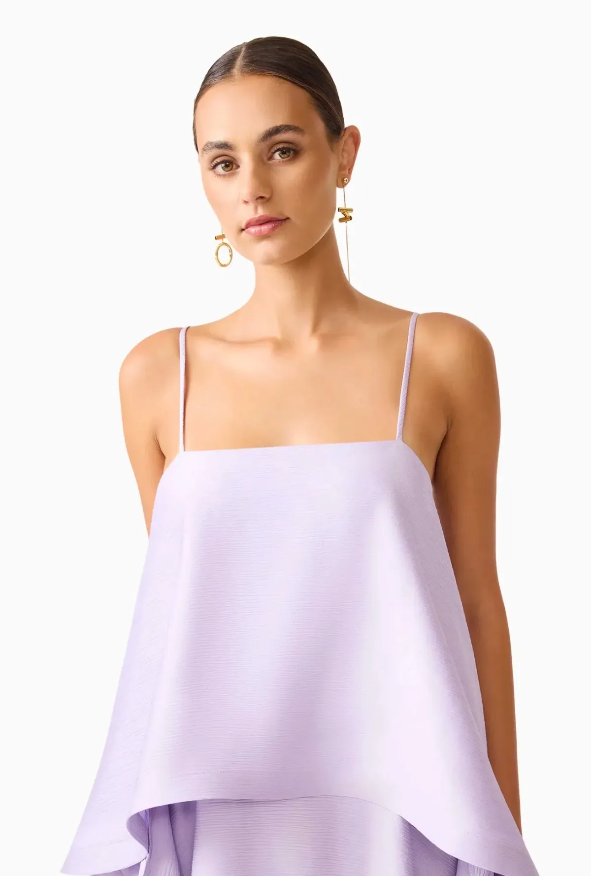 Tilly 3 Tiered Maxi Dress in Purple Size AU 8 - Image 5