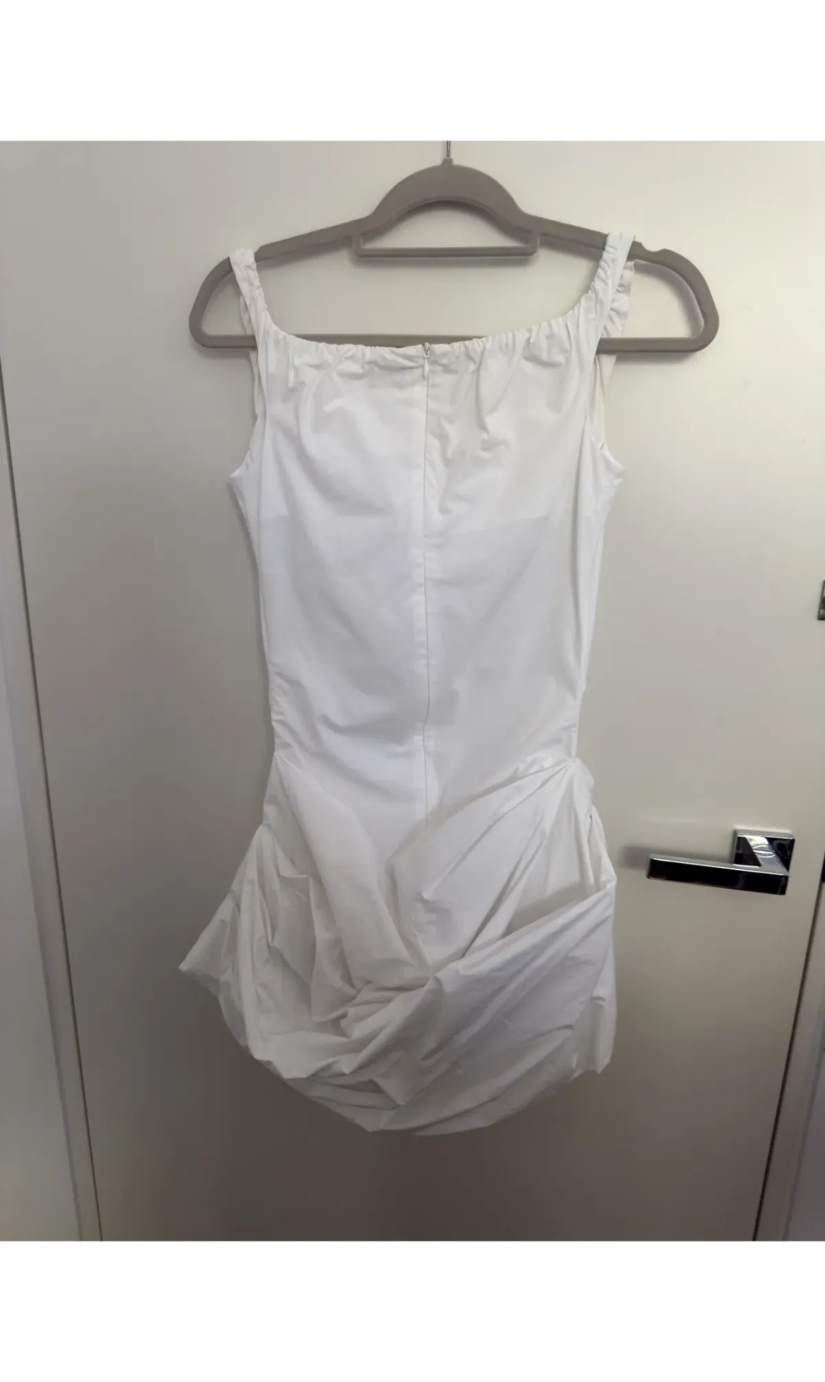 Magda Butrym Off-shoulder cotton minidress - Image 5