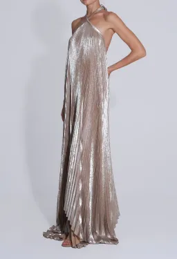 Lidee Deesse Gown size 10 Desert Shimmer  for rent on The Volte - image 2
