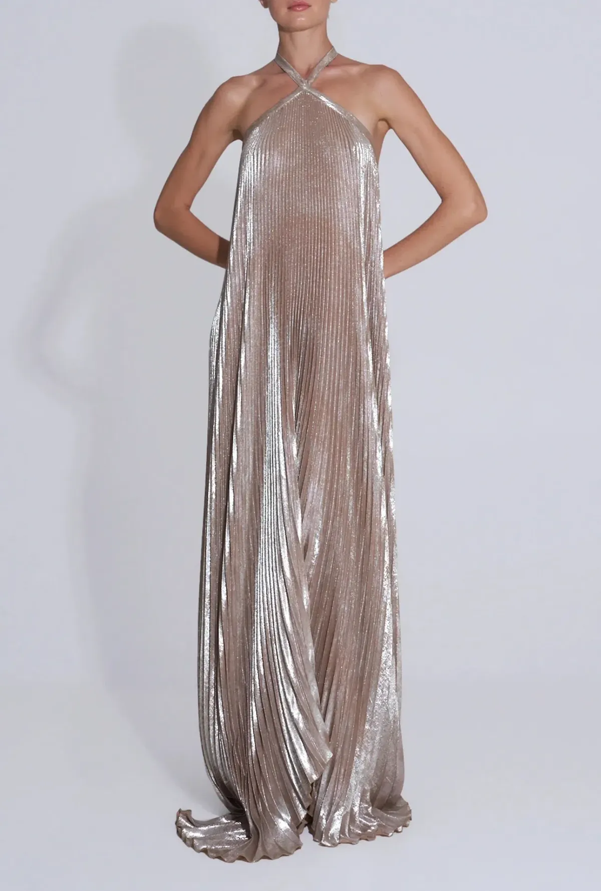 Lidee Deesse Gown size 10 Desert Shimmer  - Image 1