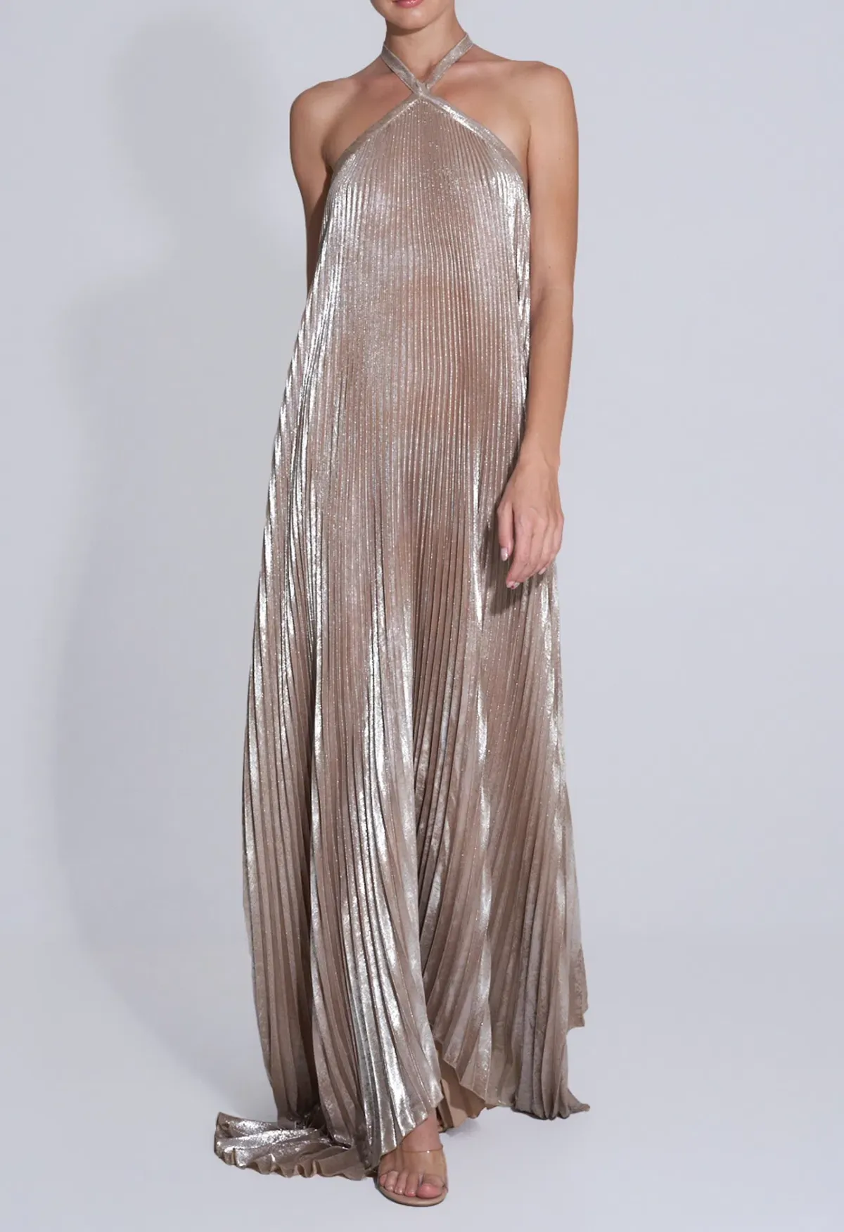 Lidee Deesse Gown size 10 Desert Shimmer  - Image 3