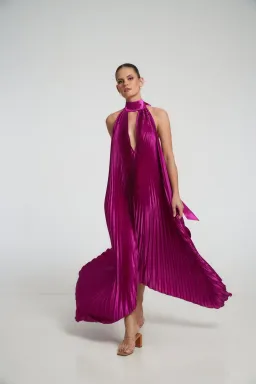 L’idee Opera Gown size 8 Magenta Pink for rent on The Volte - image 1