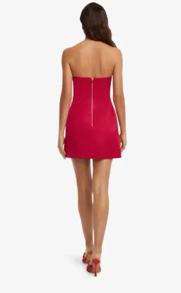 Leo Lin Floret Mini Dress Scarlet 12 for rent on The Volte - image 3