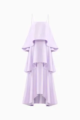 Elliatt Tilly Tiered Maxi Dress in Purple Size M / AU 10 for rent on The Volte - image 5