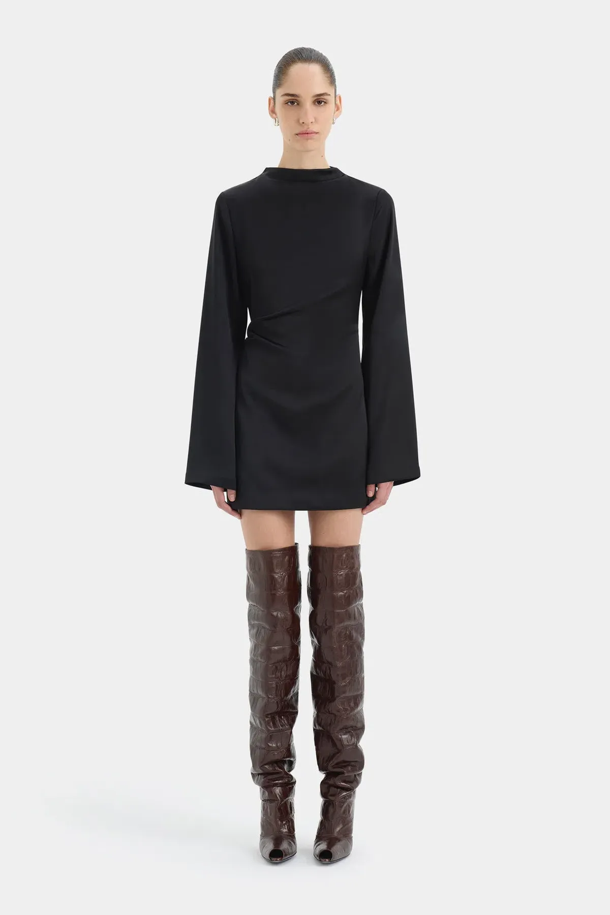 Sir. Yasmine Long Sleeve Mini Dress- 6 - Image 1