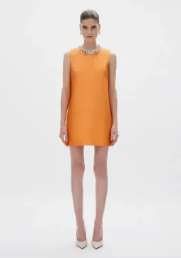 Rachel Gilber Ludovica Shift Mini in Orange AU 6 for rent on The Volte - image 5