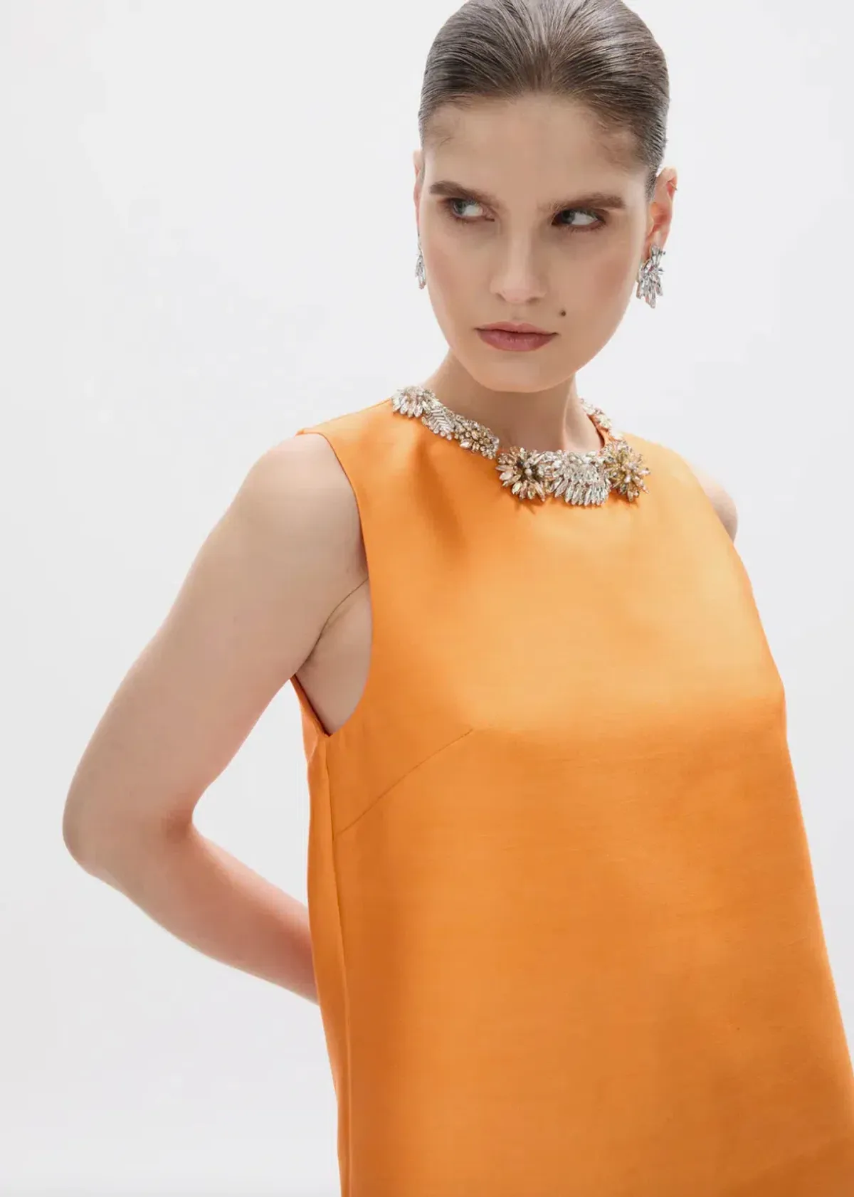 Rachel Gilber Ludovica Shift Mini in Orange AU 8 - Image 4