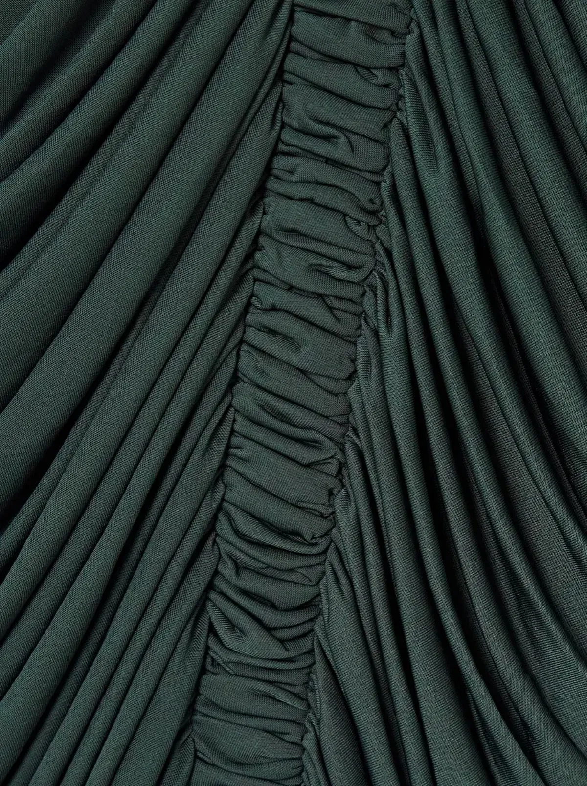 Christopher Esber Orion open-back ruched jersey gown Green AU 8 - Image 4