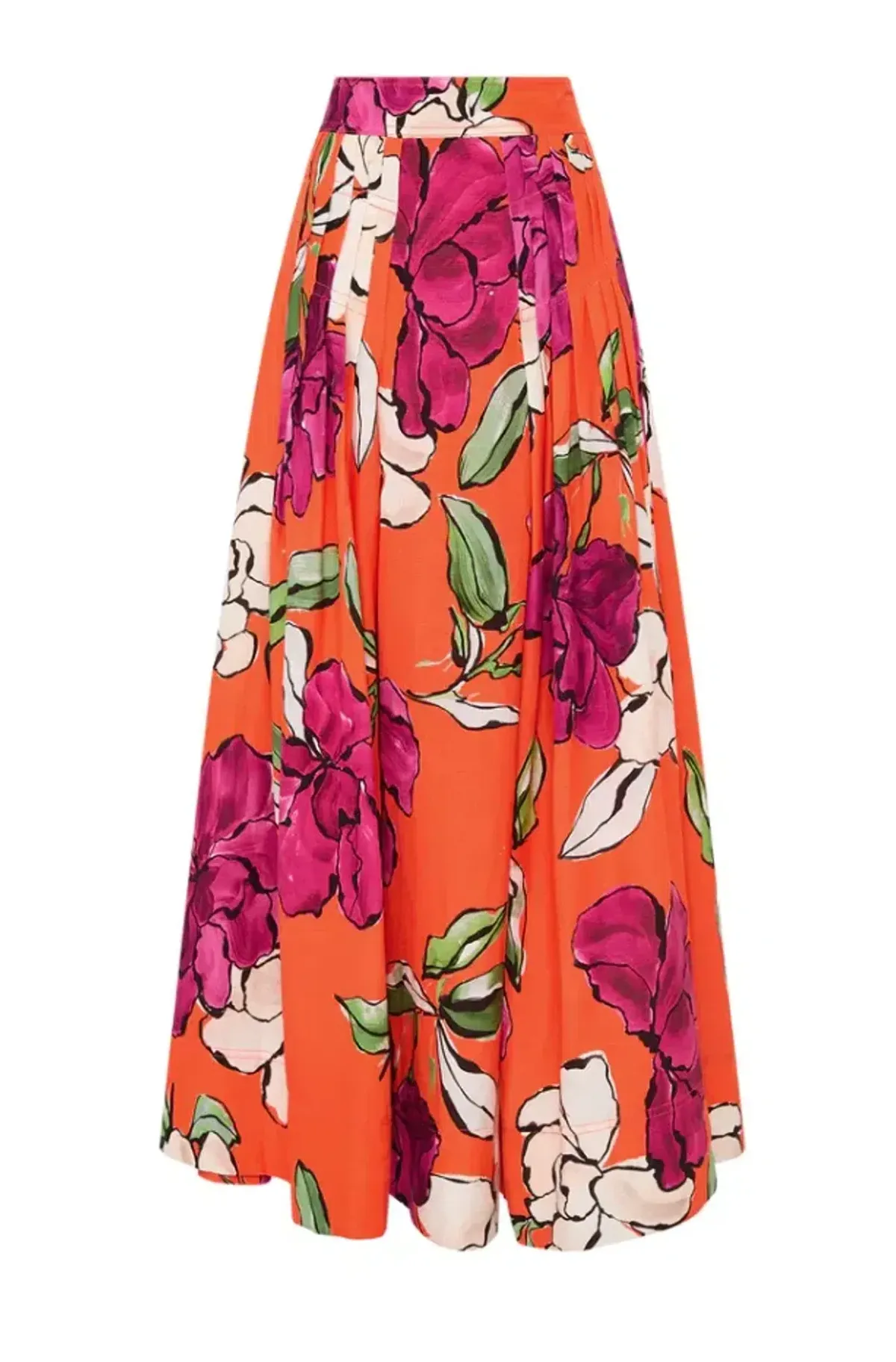 AJE MARCEL PUFF SLEEVE BODICE AND LEWIS SKIRT SET VIVID CAMELLIA SIZE 14 - Image 3