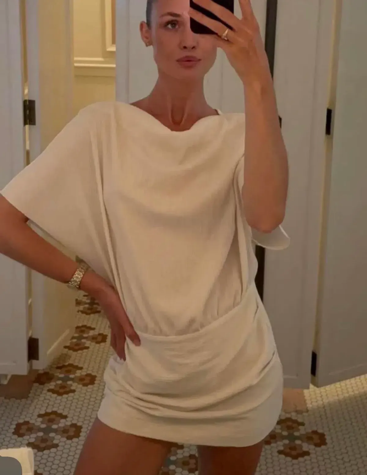 Bec and Bridge Jolene Mini Dress in Ivory 6 - Image 2