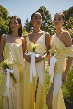 Elliatt Tilly Tiered Maxi Dress in Butter Yellow - Size 8/S for rent on The Volte - image 4