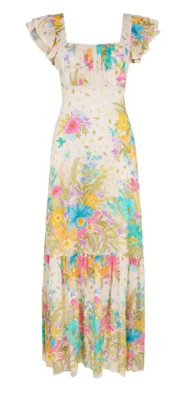 SPELL Lei Lei Frill Gown Size Small for rent on The Volte - image 2