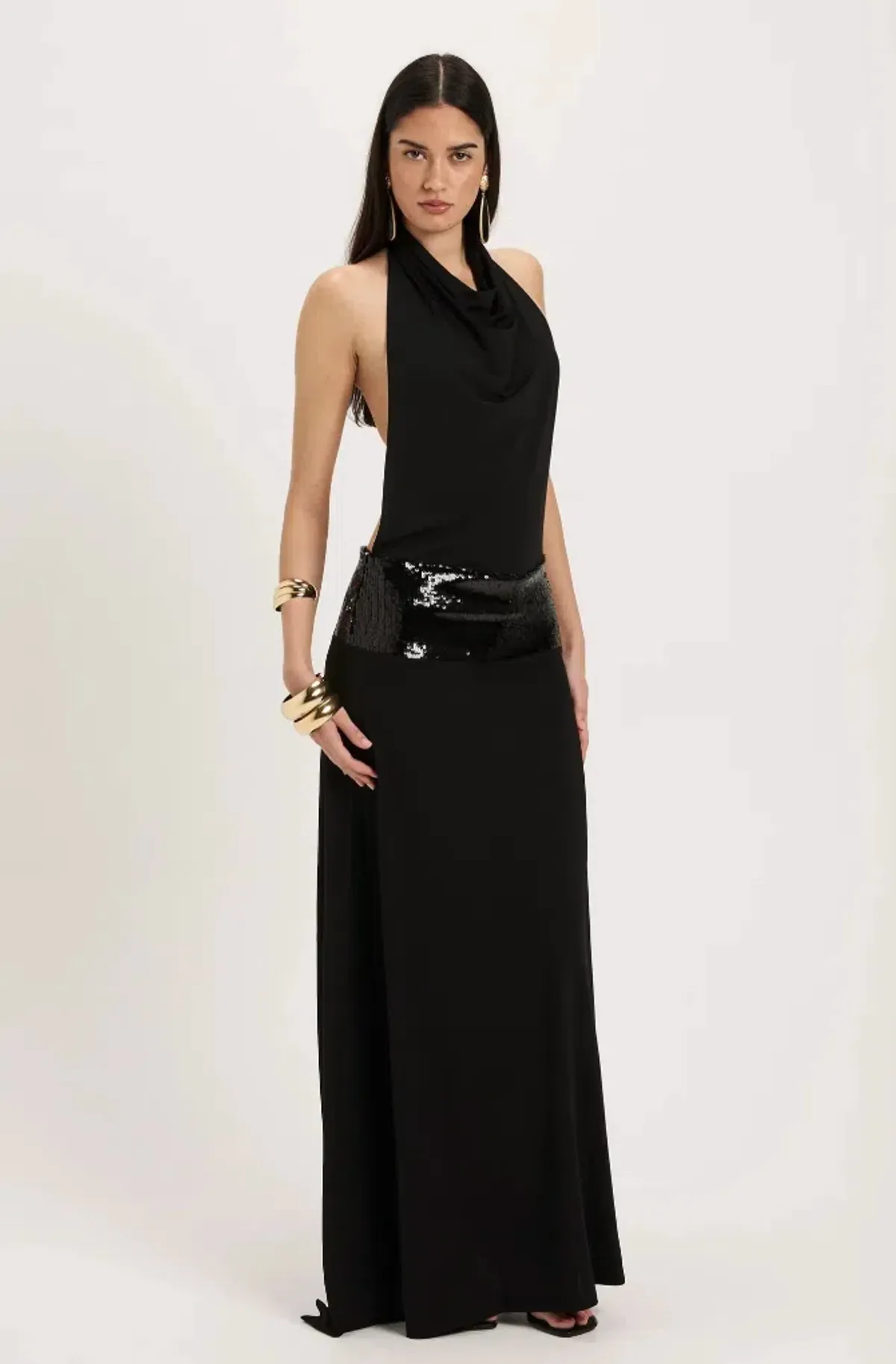 Ance Gria Adele Gown Black Size S / AU 8 - Image 1