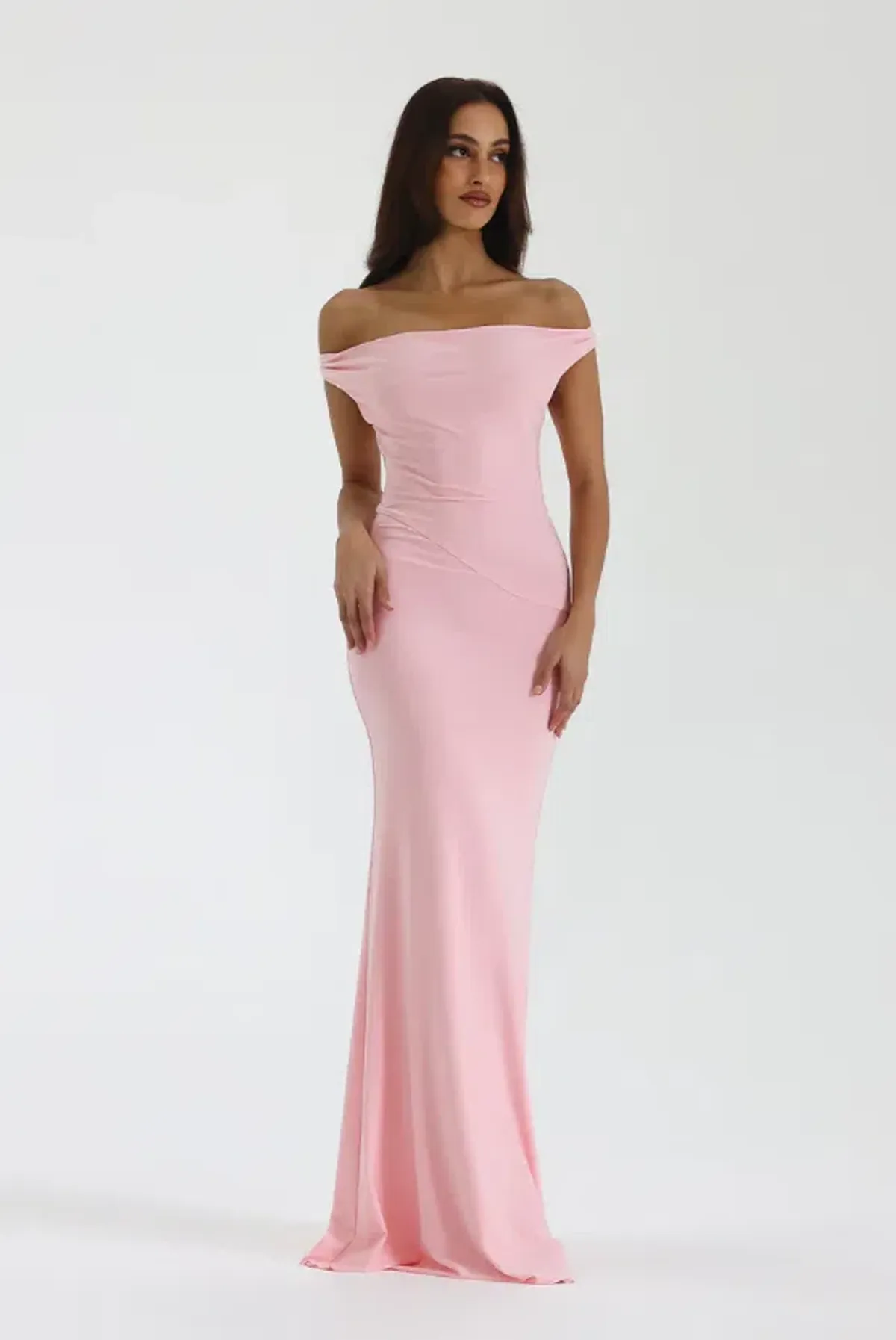 Natalie Rolt Bettina Gown Blossom Pink Full Length Dress (size 10AU) - Image 3
