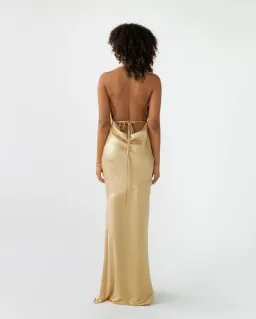 Arcina Ori Daniella Gown - Gold (Size XS) for rent on The Volte - image 2