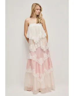 Aje Ophelia Lace Gown Multi Size 8 for rent on The Volte - image 1