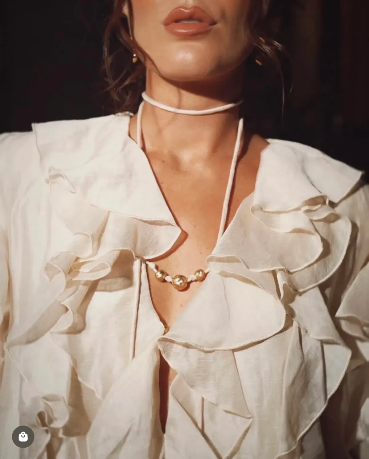 AJE VOYAGER MAXI DRESS Size 14 in Coconut Cream - Image 11