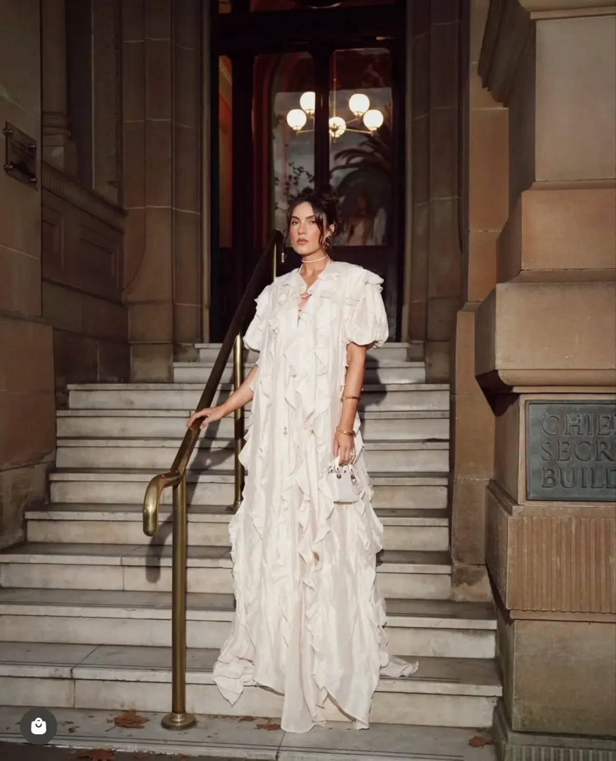 AJE VOYAGER MAXI DRESS Size 14 in Coconut Cream - Image 8