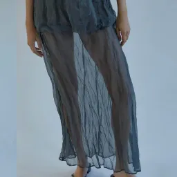 Paloma Wool Grey Mansino Maxi Dress for rent on The Volte - image 4