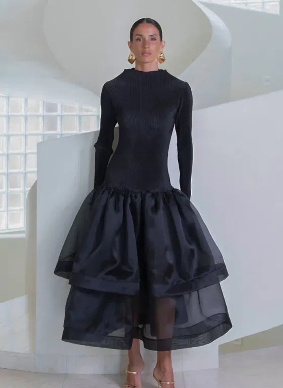 L'IDEE - Lidee Alexander Dress - Noir black size 8  - Image 1