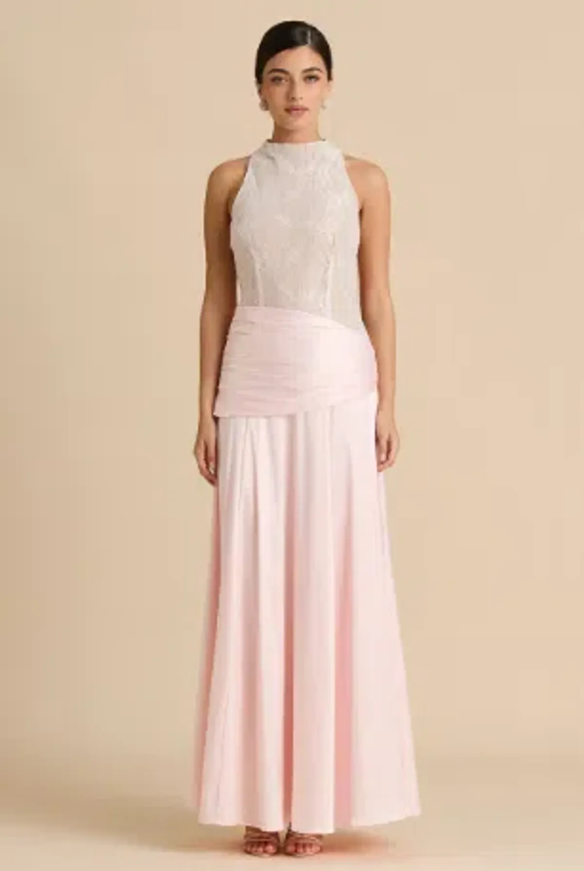 SONYA MODA DALIA GOWN IN BLUSH SIZE 10 MEDIUM - Image 1
