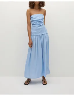 Faithfull The Brand Hedy Maxi Dress Blue Size 12 for rent on The Volte - image 1