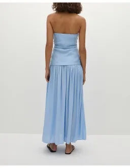 Faithfull The Brand Hedy Maxi Dress Blue Size 12 for rent on The Volte - image 3