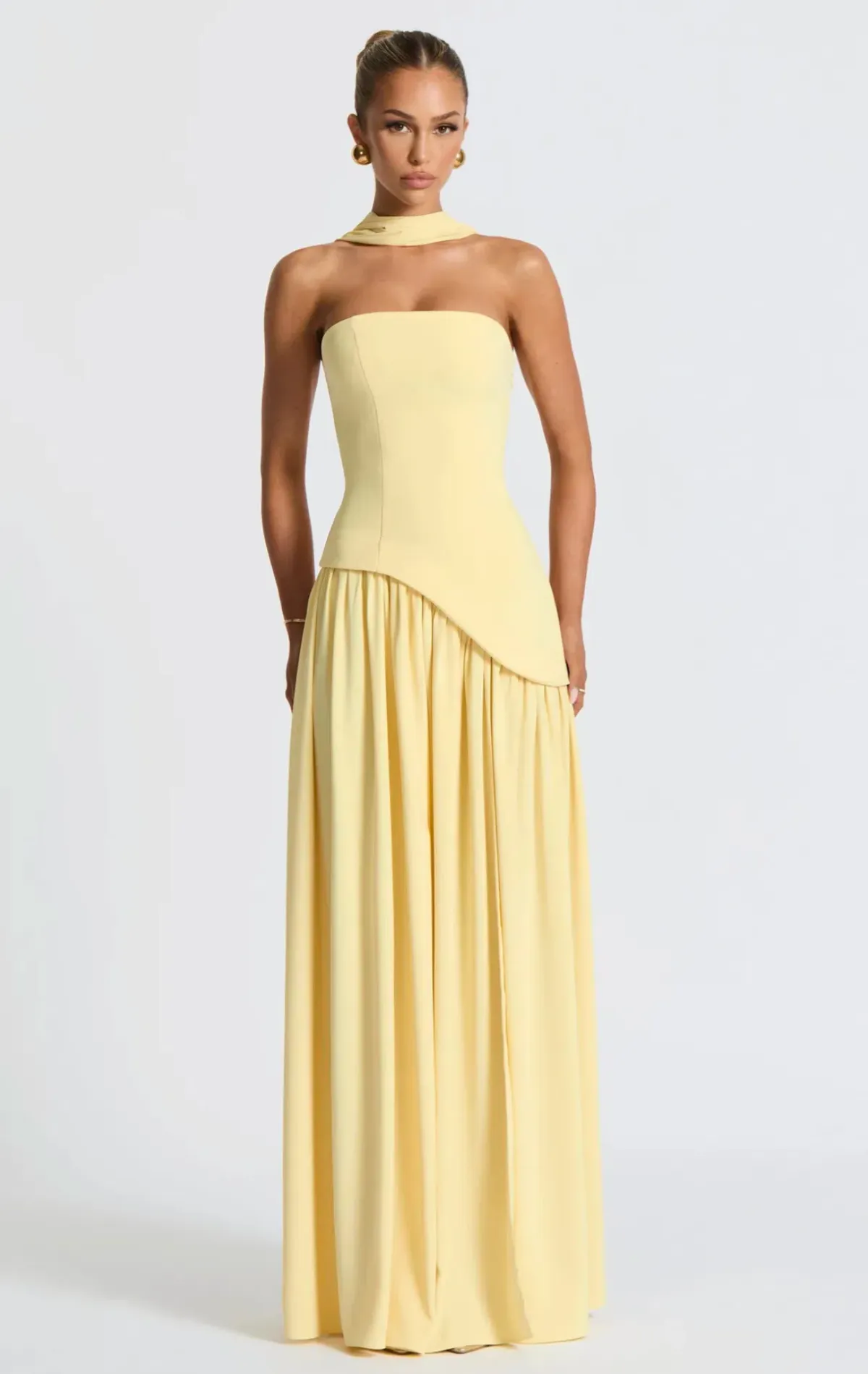 Maliyah Maxi Dress - Lemon - Image 5