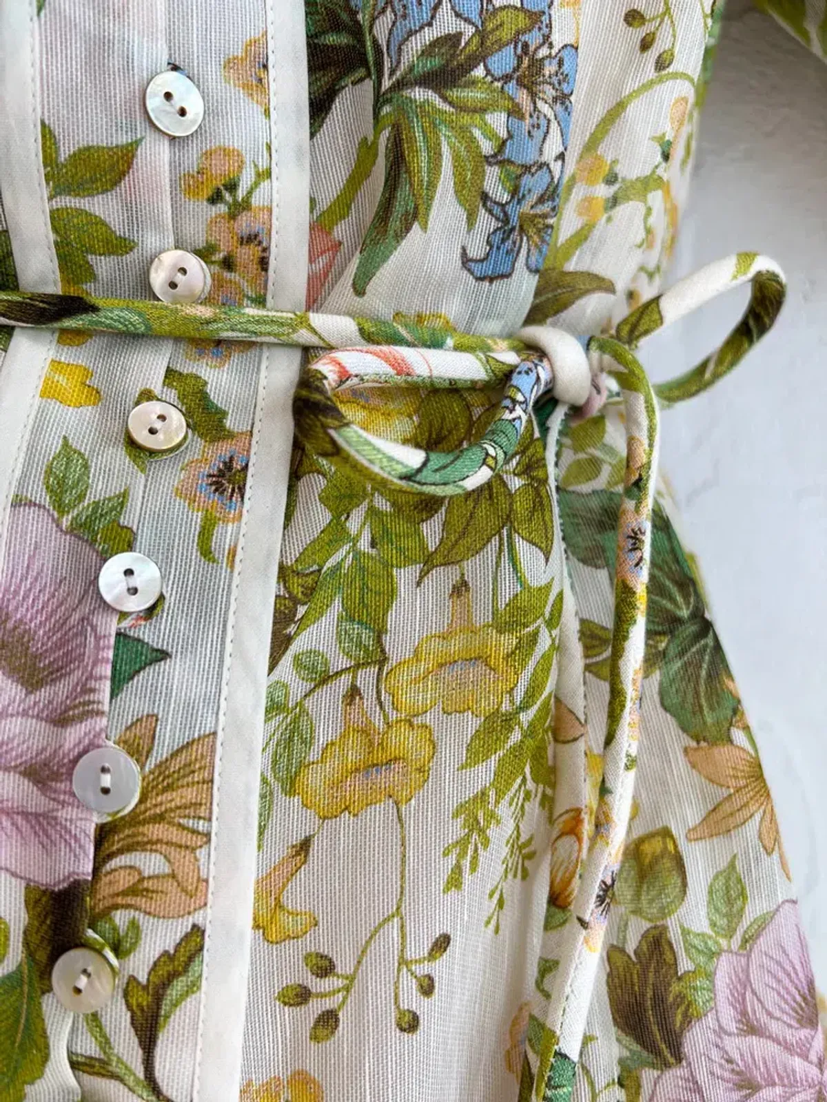 Alemais Eden Mini Dress Floral Size 10 - Image 5