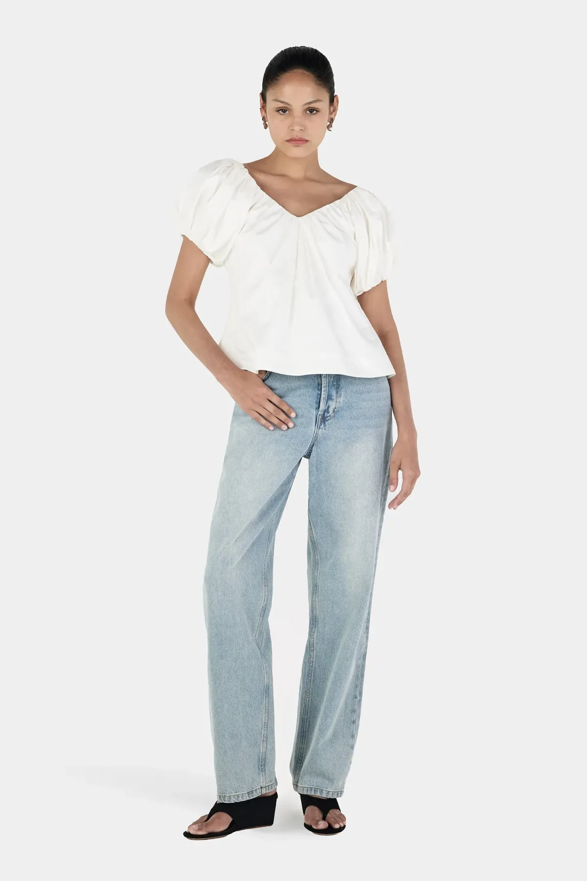 Hansen And Gretel Thandie Top Ivory Size 8 - Image 3