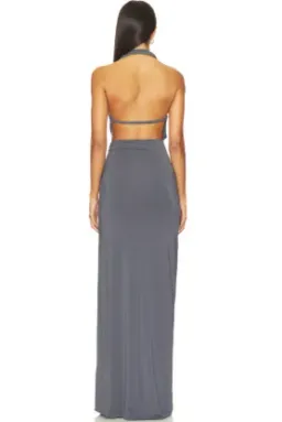 Sabine Gown Slate Grey for rent on The Volte - image 2