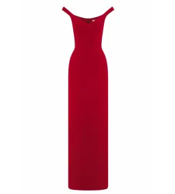 Arcina Ori Ellery Maxi Dress Red Red Size XS/AU 6 for rent on The Volte - image 3