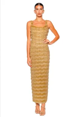 Rachel Gilbert Sadie Gown Gold 2/AU10 for rent on The Volte - image 3