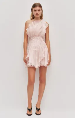 AJE Nisha Mini Dress Rosewater Size 6 for rent on The Volte - image 1