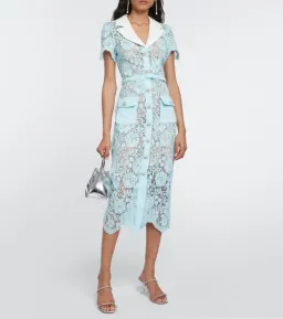 Self portrait lace midi dress for rent on The Volte - image 5