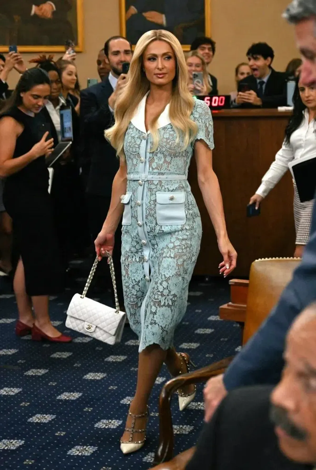 Self portrait lace midi dress - Image 6