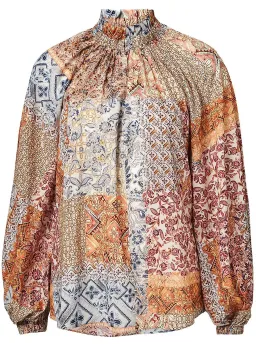 Witchery Print Raglan Blouse Size 12 for rent on The Volte - image 3