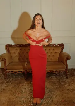 Arcina Ori Ellery Maxi Dress in Red Size Small for rent on The Volte - image 2