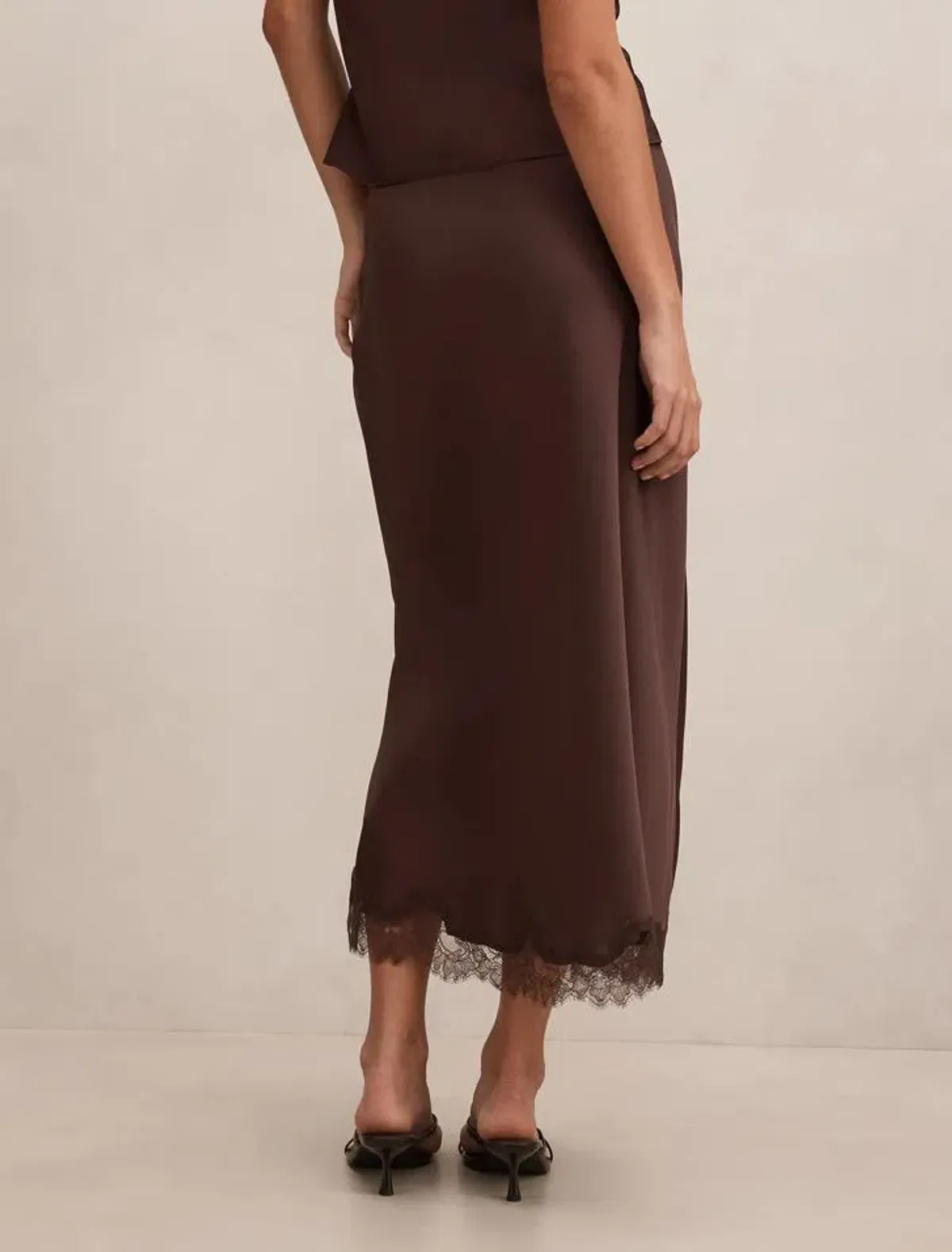 Forever New Enola Lace Maxi Skirt Size 12 - Image 3