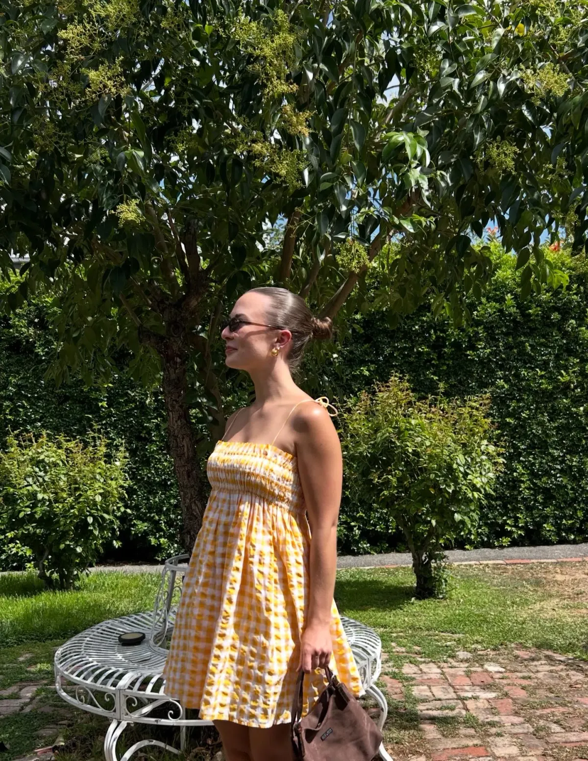 Ayanna Mini Dress in Papaya - Image 3